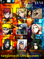 Themes Naruto 3D cho điện thoại